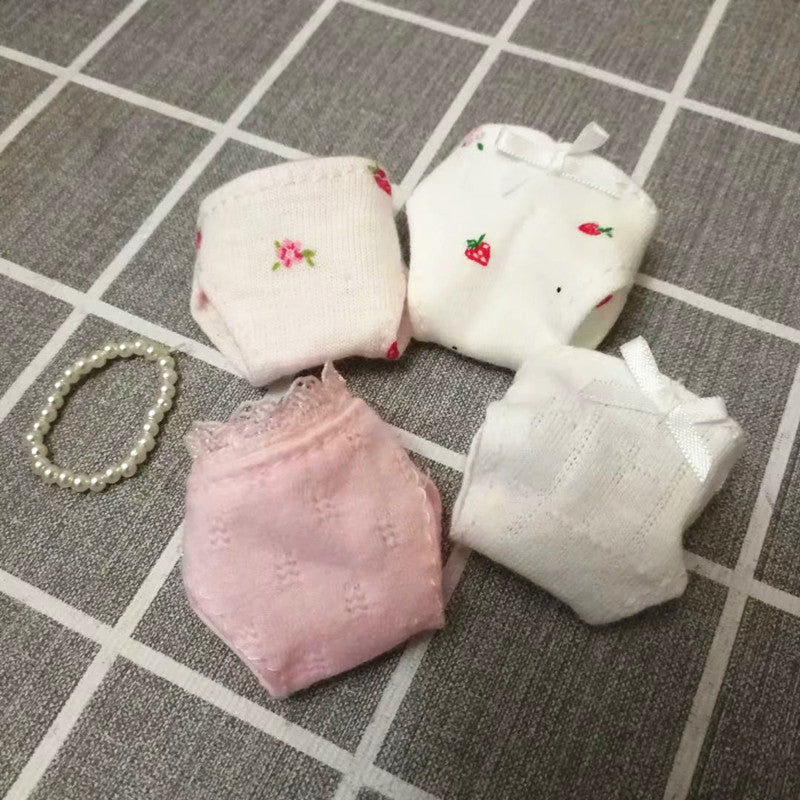 Wholesale 10pcs/pack Doll Dress Base Underwear Socks 11. 5 Inch 6 Minute Triangle Cotton Body-Fit